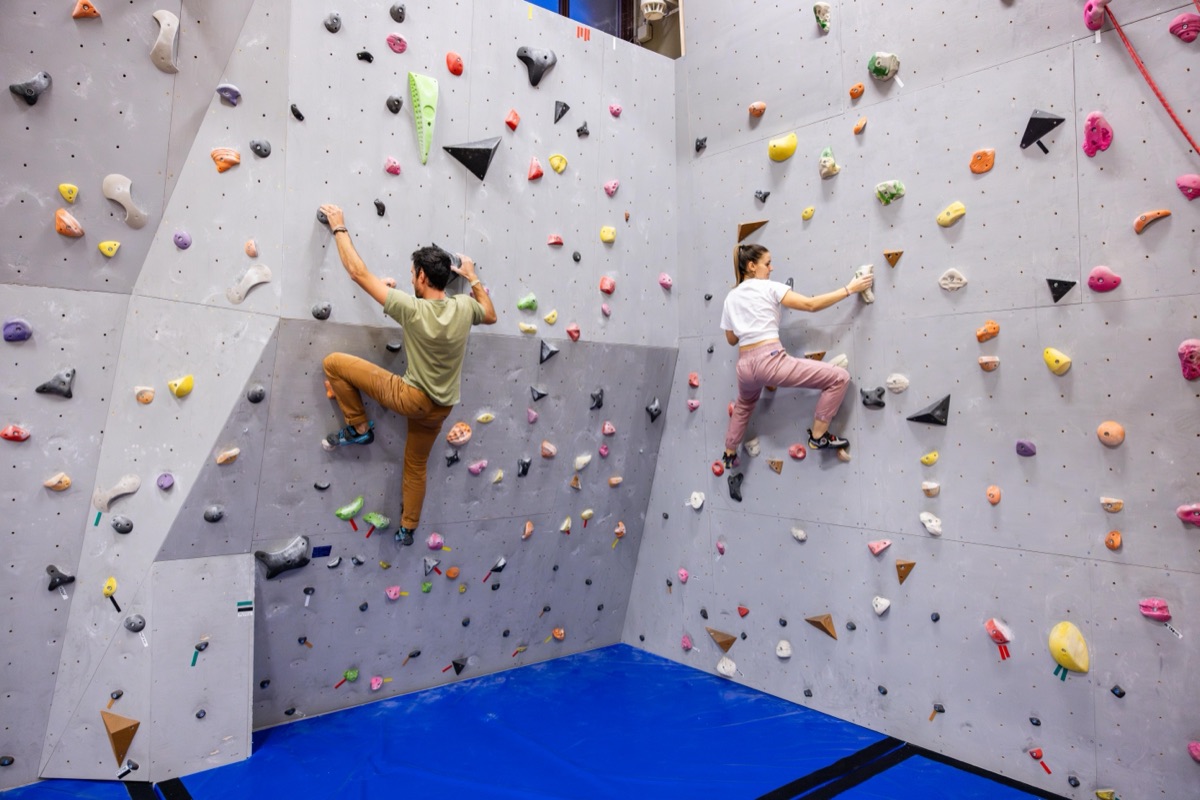 Parete da boulder indoor di Brandolini Sport